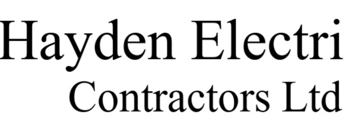 Main header - "Hayden Electrical Contractors Ltd"