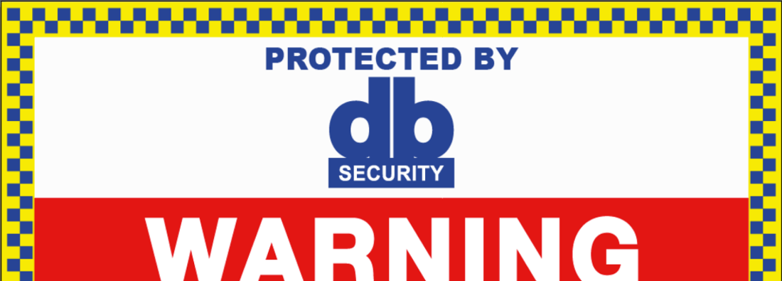 Main header - "db security services ltd"