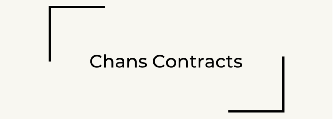 Main header - "Chans Contracts"
