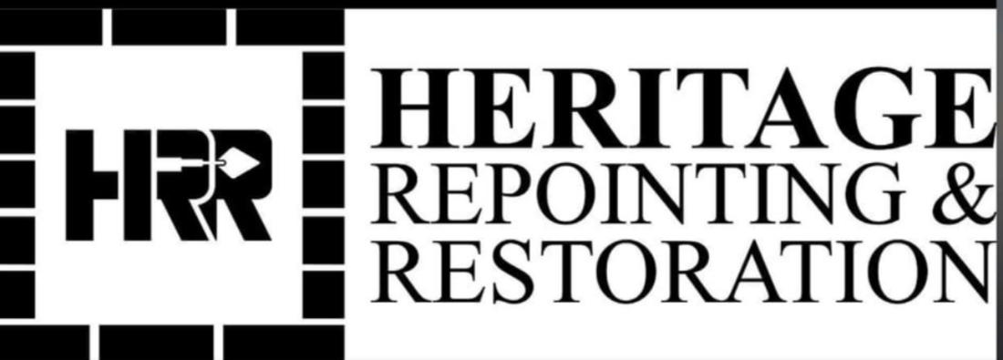 Main header - "heritage repointing & restoration  ltd"