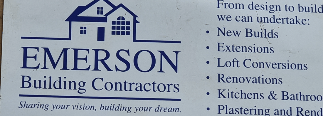 Main header - "Emerson Brickwork Contractors"