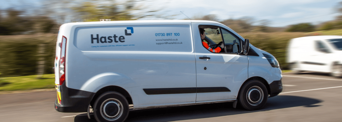 Main header - "Haste LTD"