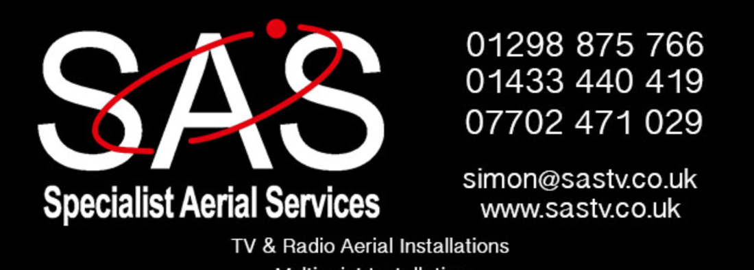 Main header - "(SAS)Specialist Aerial Services"