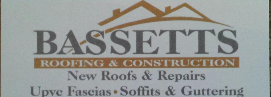 Main header - "Bassetts Roofing and Construction"