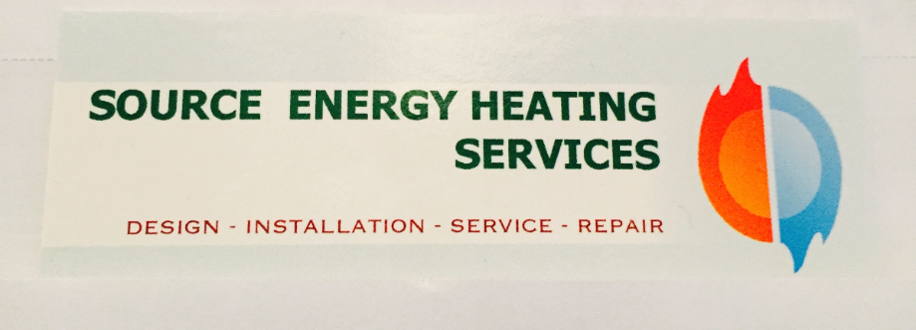 Main header - "source-energy heating services"