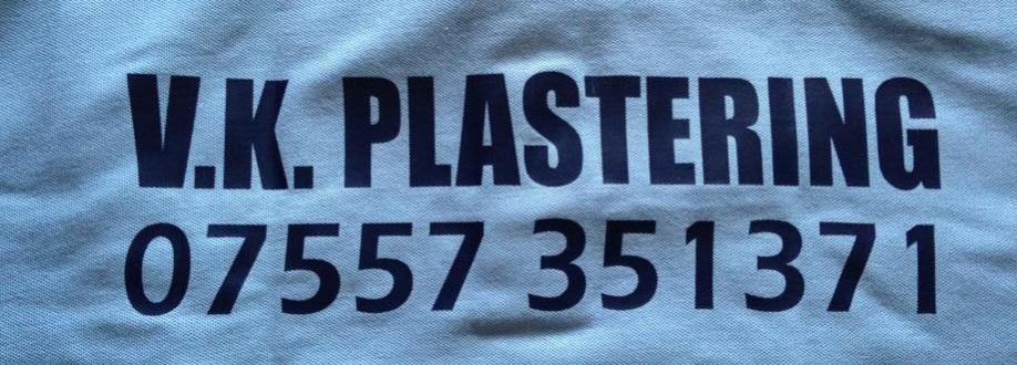 Main header - "V.K.Plastering"