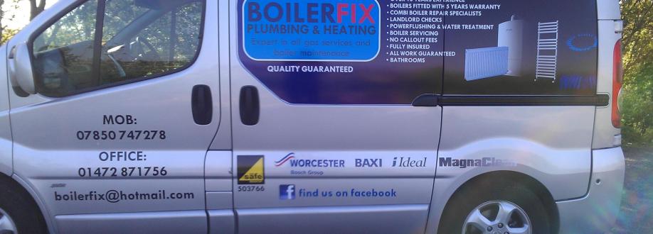 Main header - "boilerfix plumbing & heating ltd"