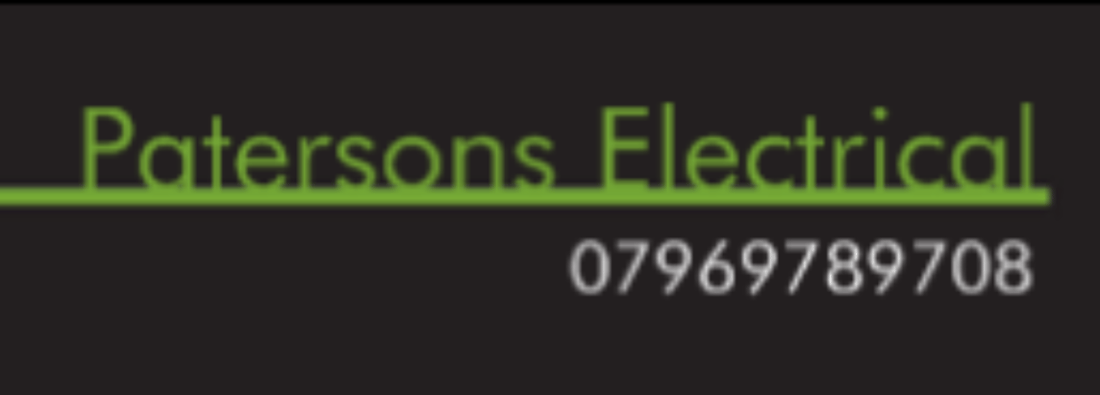 Main header - "patersons electrical"