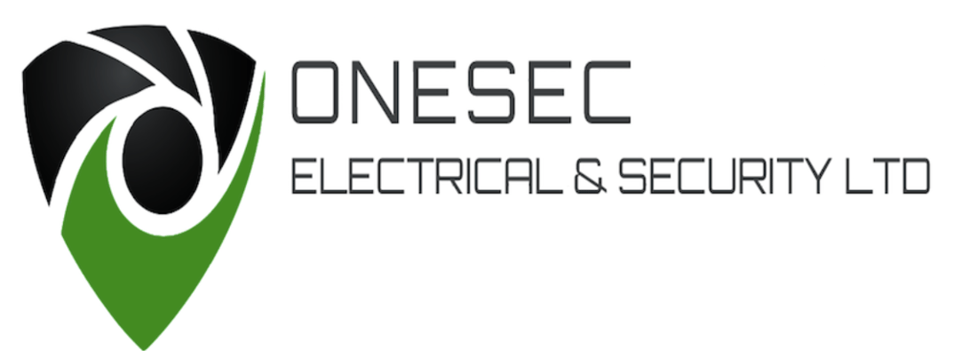 Main header - "One Sec Electrical and Security LTD"