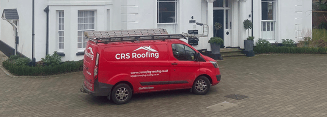 Main header - "CRS Roofing"