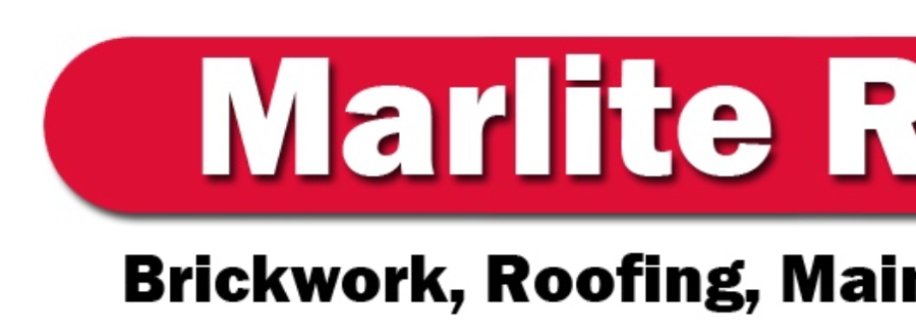 Main header - "marlite roofing and brickwork"