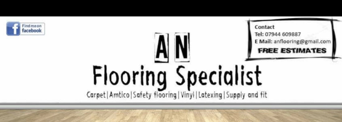 Main header - "A.N Flooring Specialist"