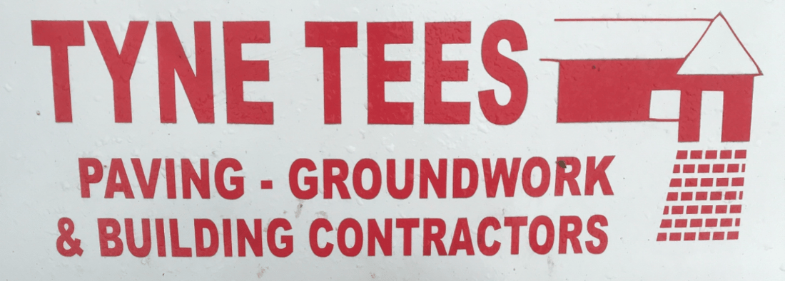 Main header - "tyne tees paving & groundwork contractors"