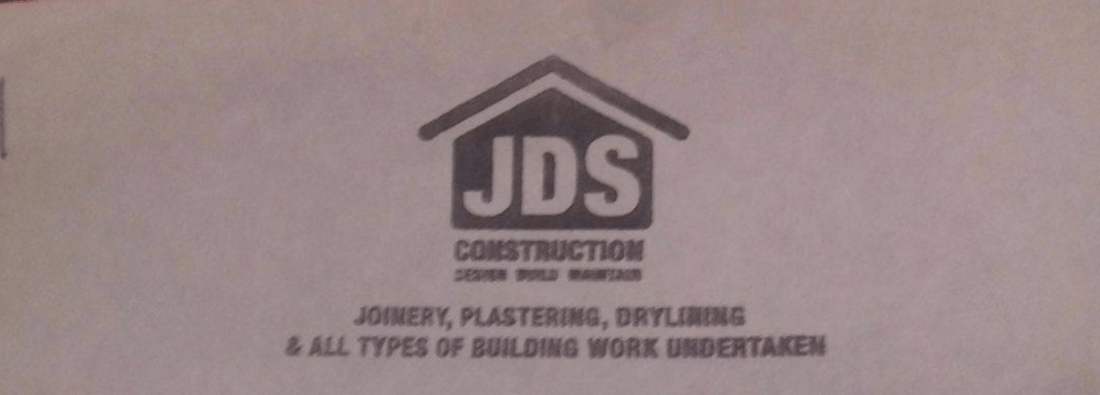 Main header - "jds construction"