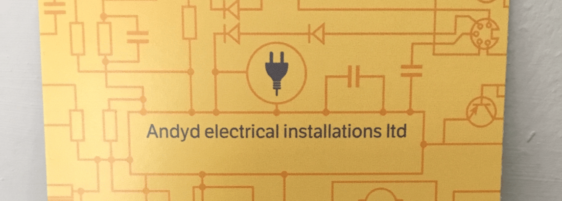 Main header - "Andy D Electrical Installations Ltd"