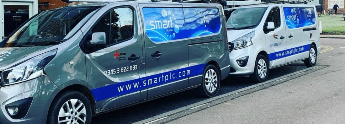 Main header - "Smart Electrical and Data"