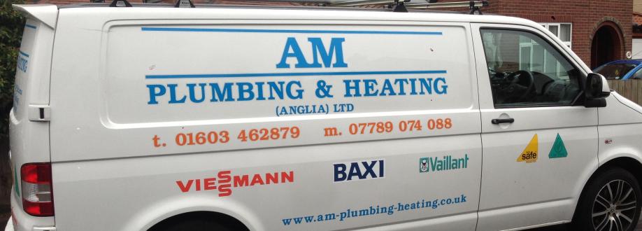 Main header - "Am plumbing &  heating"