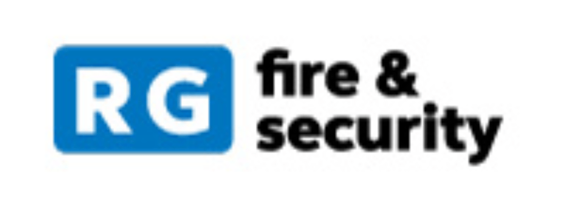 Main header - "RG Fire & Security"
