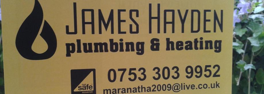 Main header - "James Hayden Plumbing And Heating"