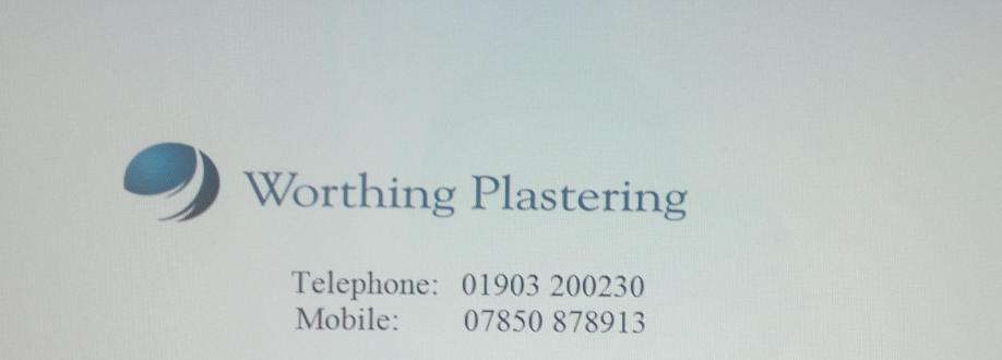 Main header - "Worthing plastering"