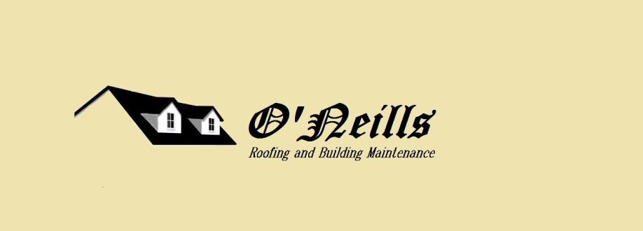 Main header - "O'Neills Roofing & Building Maintenance"