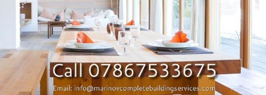 Main header - "Marinov Building Services Ltd"