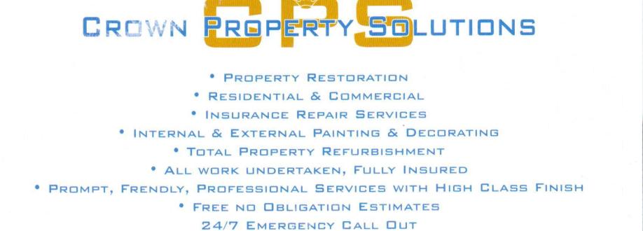 Main header - "Crown Property Solutions"