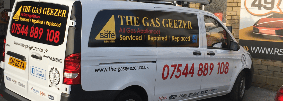 Main header - "THE GAS GEEZER"