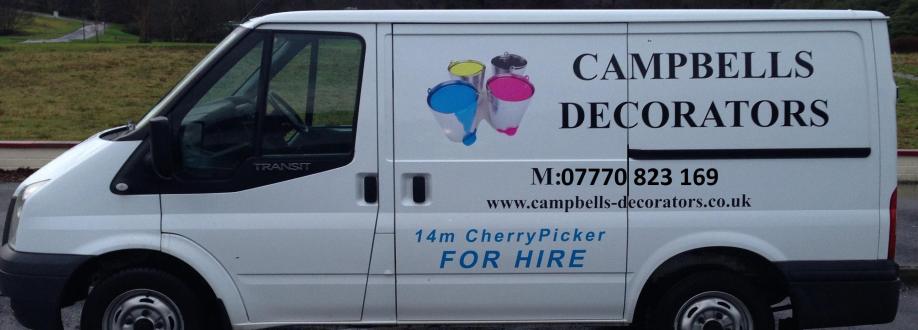 Main header - "Campbells Decorators"