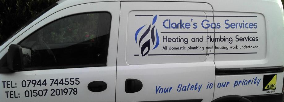 Main header - "Clarke's Gas Services"