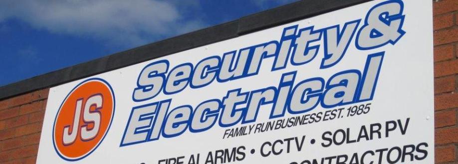 Main header - "JS Security & Electrical"