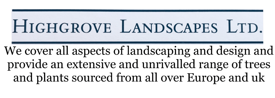 Main header - "Highgrove Landscapes Ltd"