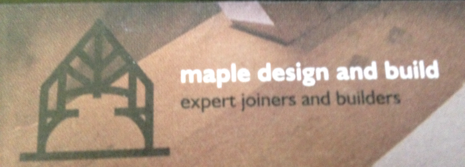 Main header - "Maple Design and Building Contractors"
