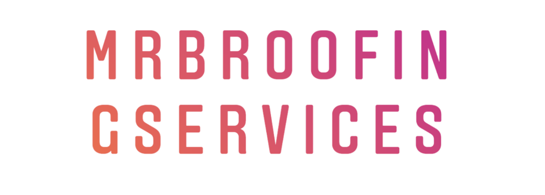 Main header - "Mr B's Roofing Services"
