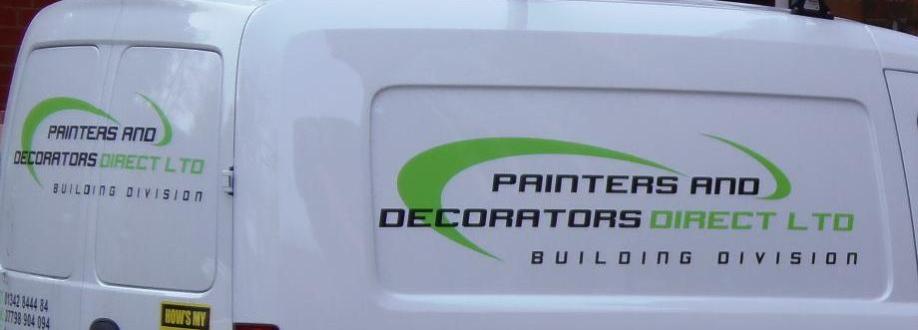 Main header - "painters & decorators direct ltd"