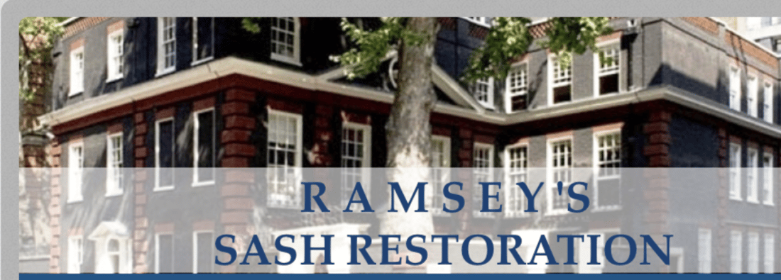 Main header - "Ramsey's Sash Restoration"