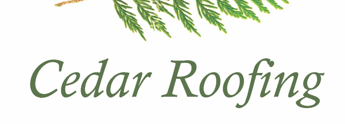 Main header - "Cedar Roofing"