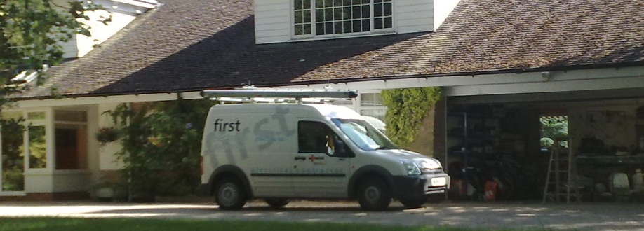Main header - "First Electrical Services"