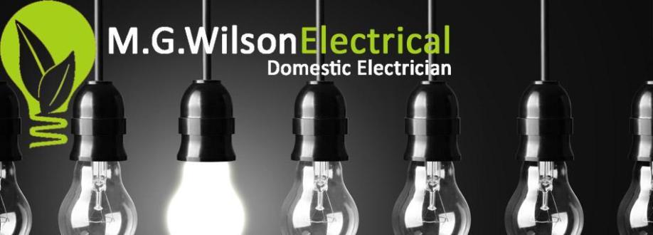 Main header - "M.G.Wilson Electrical"