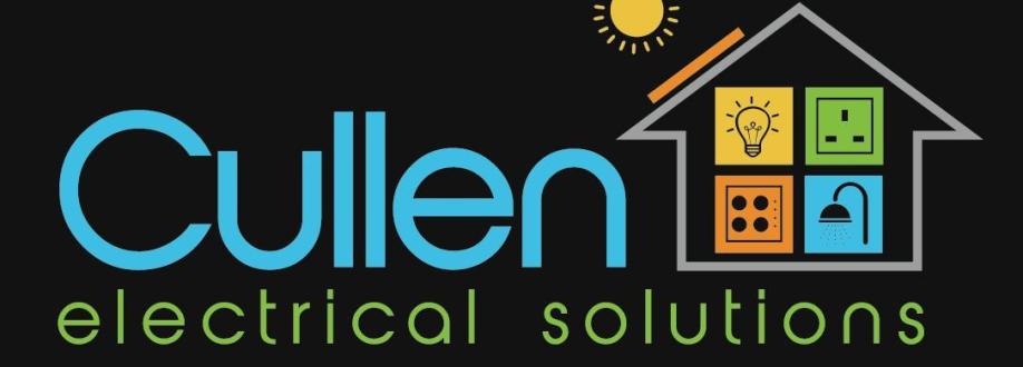 Main header - "Cullen Electrical Solutions Ltd"
