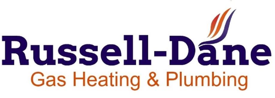 Main header - "Russell-Dane Gas Heating & Plumbing"