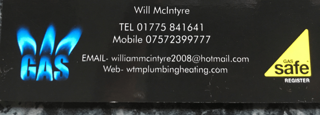 Main header - "W.T.M plumbing and heating services"