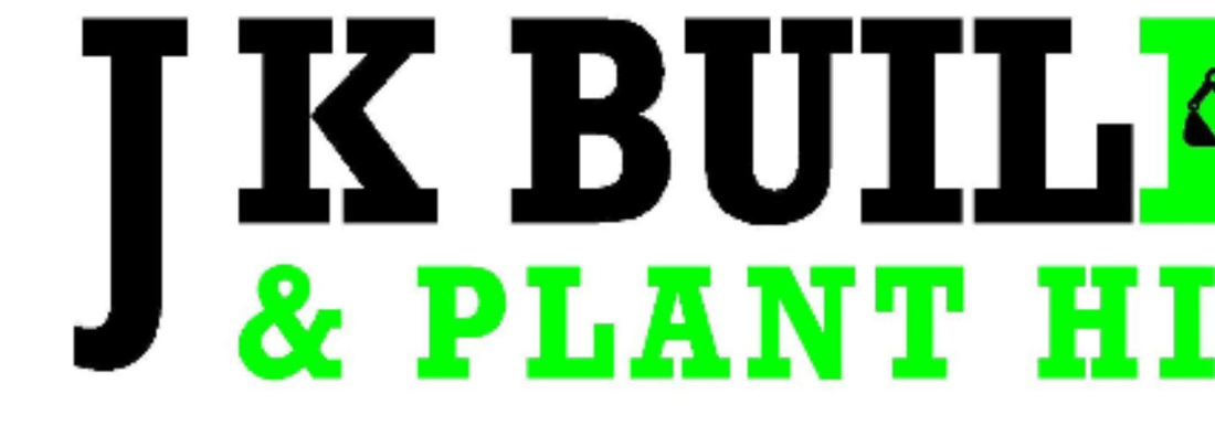 Main header - "JK Builders & Plant Hire LTD"