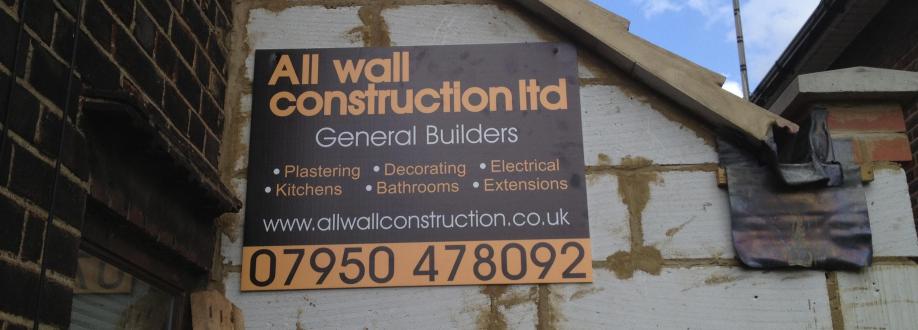 Main header - "All wall construction"