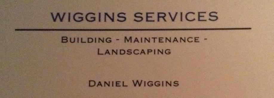 Main header - "WIGGINS SERVICES"