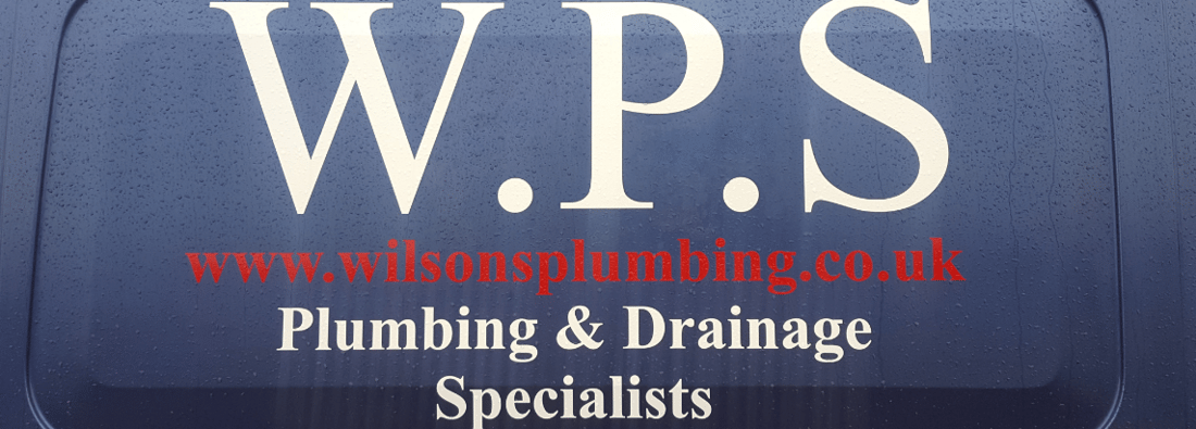 Main header - "Wilsons Plumbing services"