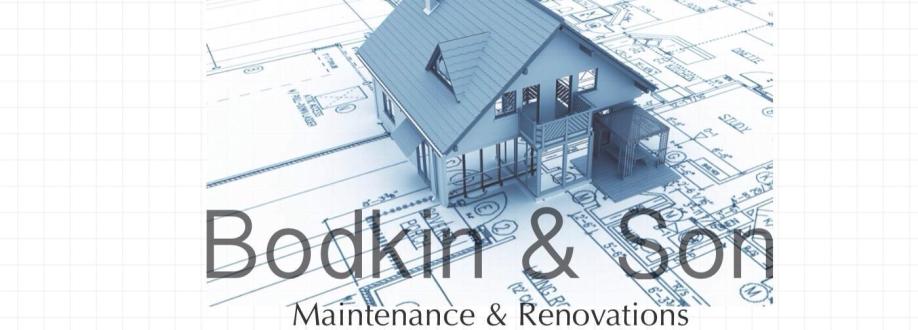 Main header - "Bodkin & Son Maintenance & Renovations"