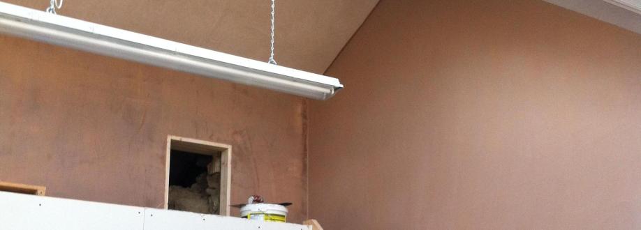 Main header - "GWR Plastering Contractors"