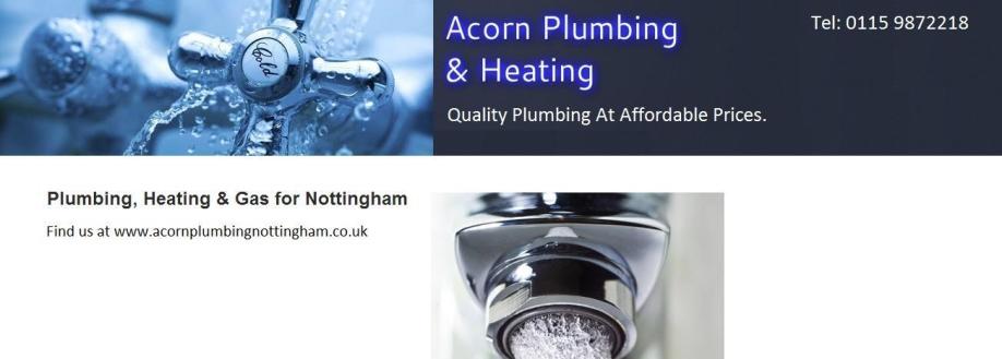 Main header - "Acorn Plumbing And Heating"