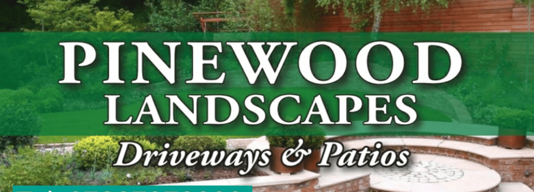 Main header - "Pinewood Landscape Services"